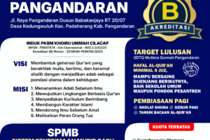Dibuka Penerimaan Murid Baru SDTQ Mutiara Sunnah Pangandaran Tahun Ajaran 2025